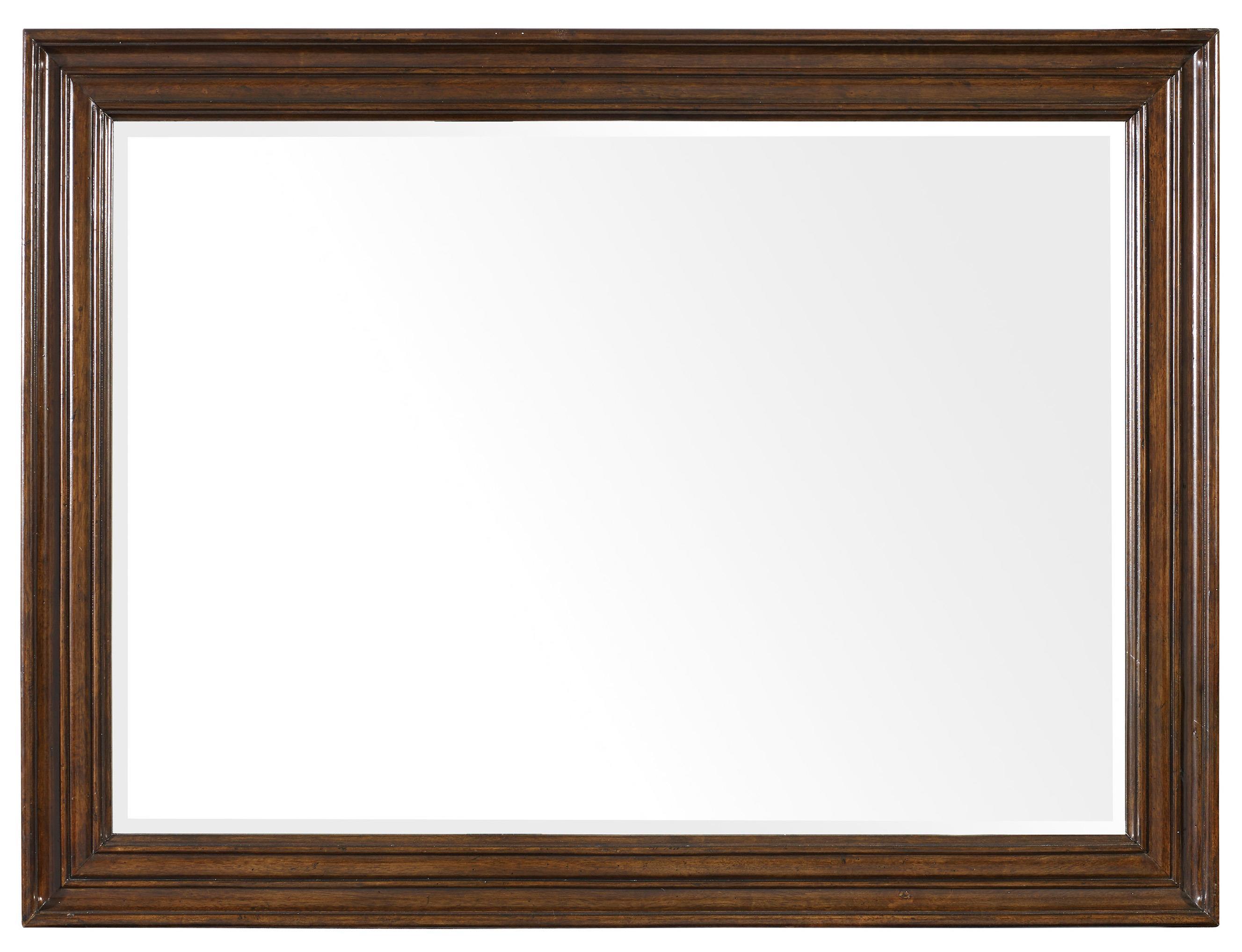 Hooker Furniture Leesburg 538190008 Landscape Mirror with Mahogany